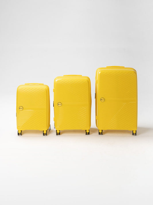 Suitcase set / Size S M L yellow